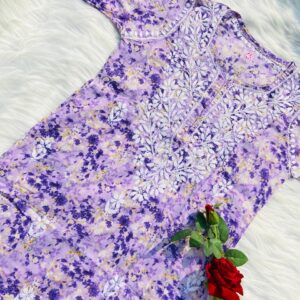 NAAZ Chikankari Mul Mul Kurtas