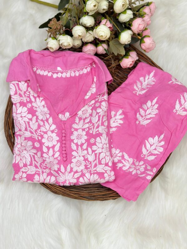 ROOH Chikankari Modal Co-red Set