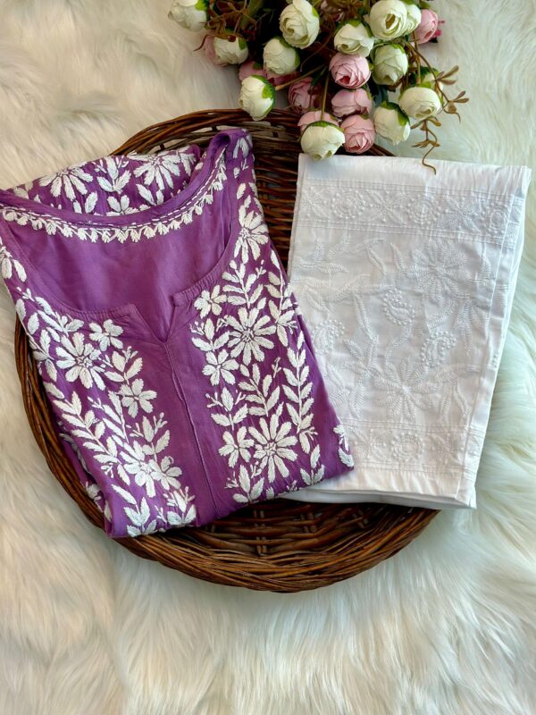 ANAYA Chikankari Modal Kurtas