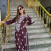 HAYA Chikankari Rayon Kurta