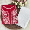 HAYA Chikankari Rayon Kurta