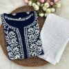 HAYA Chikankari Rayon Kurta