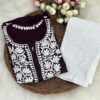 HAYA Chikankari Rayon Kurta