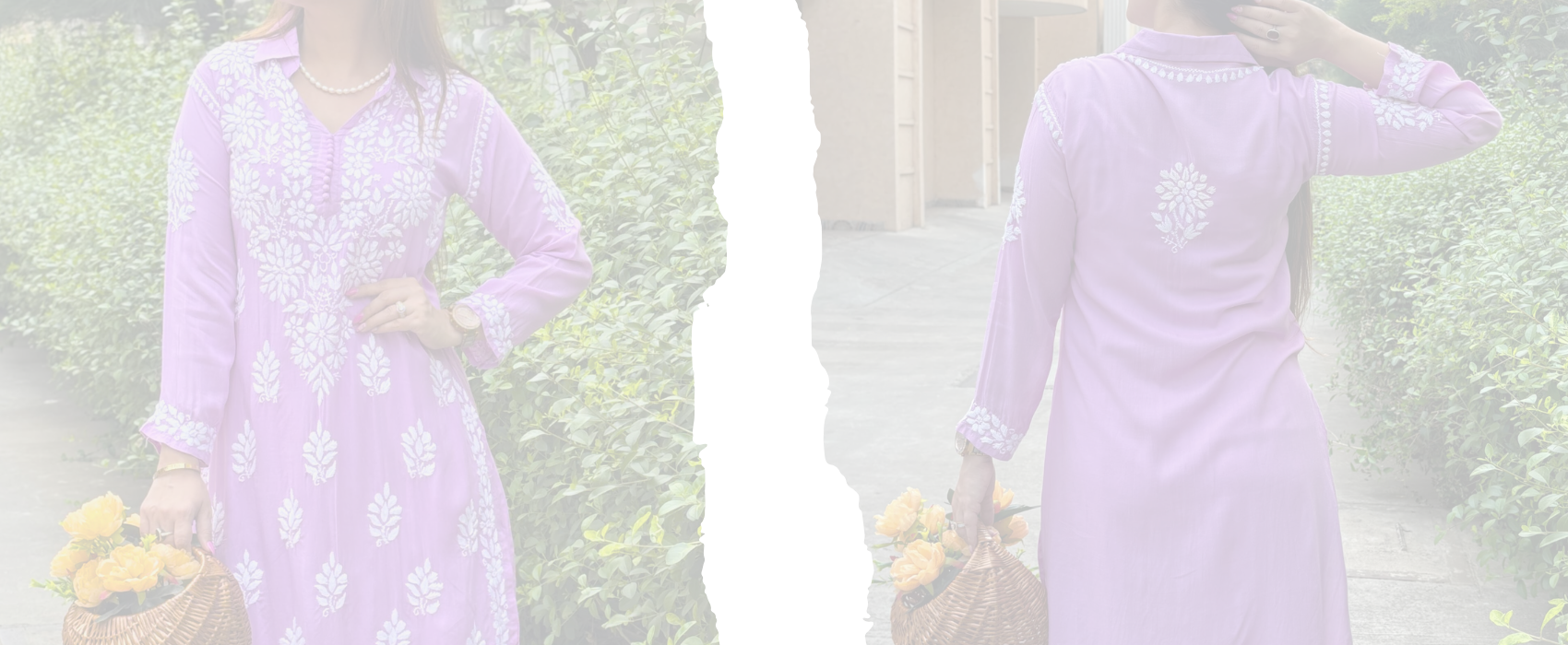ROOH Chikankari Modal Co-red Set