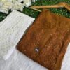 FIZA Rayon Chikankari Mukaish Work Kurta