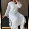 LAIBA Chikankari Modal Kurta Set