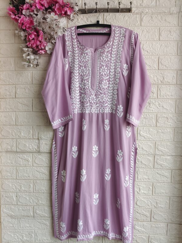 HIFZA Rayon Chikankari  Kurta