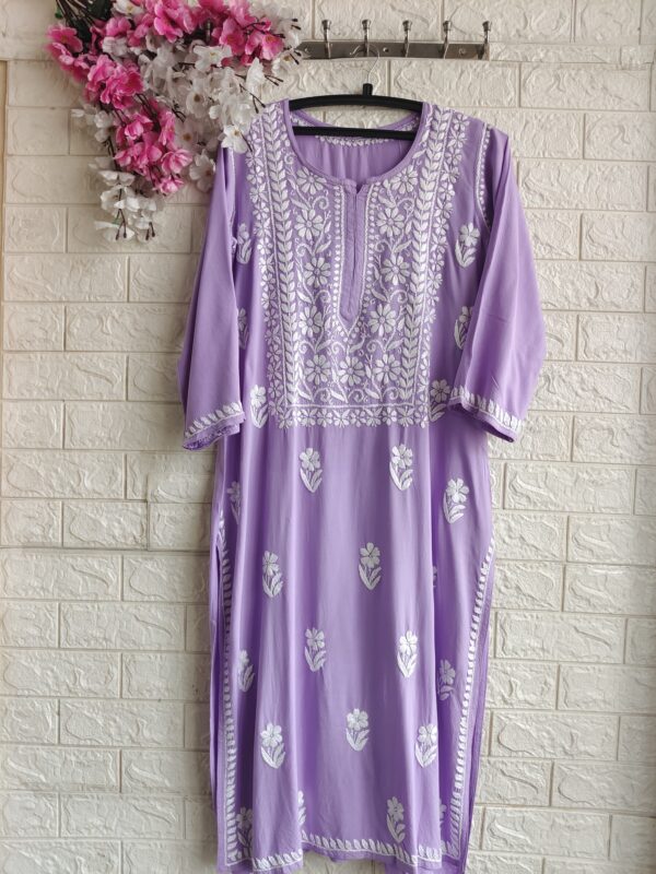 HIFZA Rayon Chikankari  Kurta