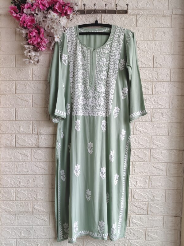 HIFZA Rayon Chikankari  Kurta