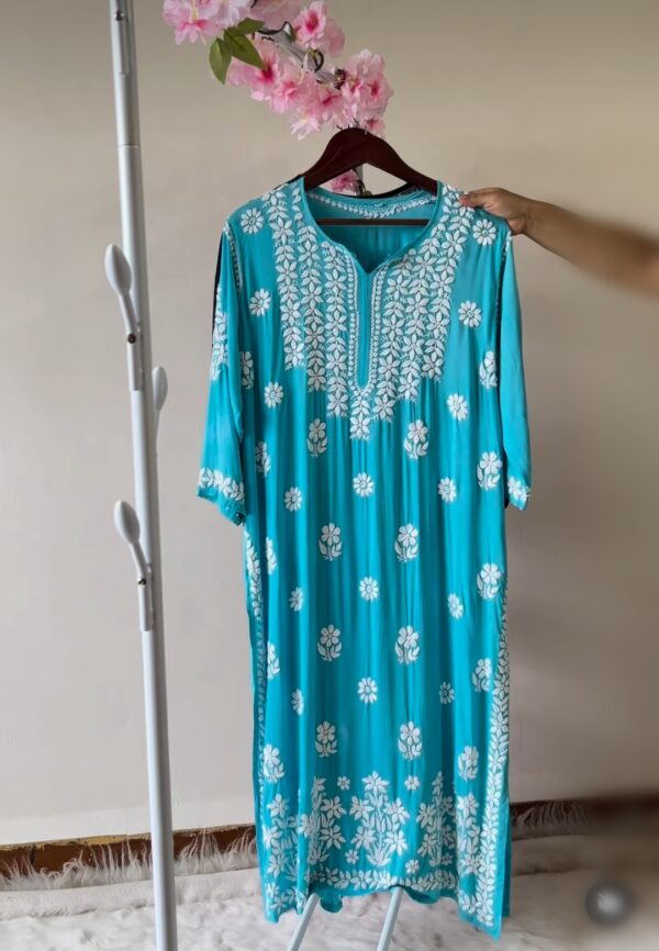 ANAM Chikankari Modal Kurta