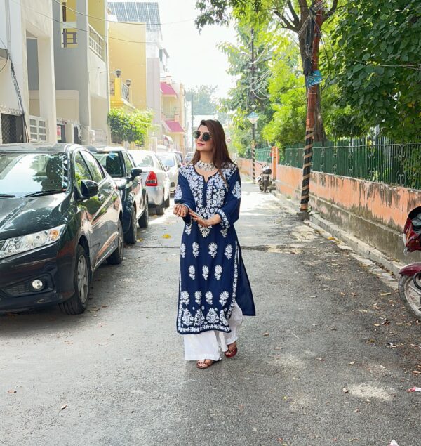 DUA Chikankari Modal Kurta