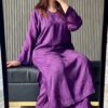LIZA Chikankari Modal Kurta Set