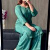 LIZA Chikankari Modal Kurta Set