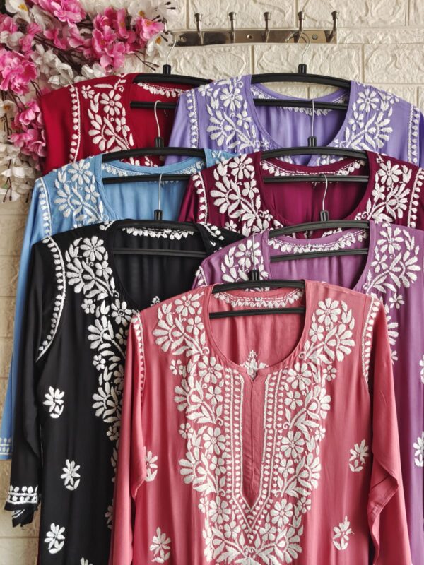 ZIYA Chikankari Modal Kurta