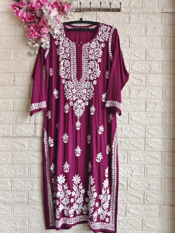 ZIYA Chikankari Modal Kurta