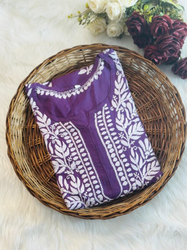 SARAH Chikankari Modal Kurta