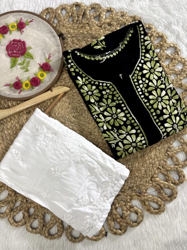 FARAH Chikankari Rayon Kurta