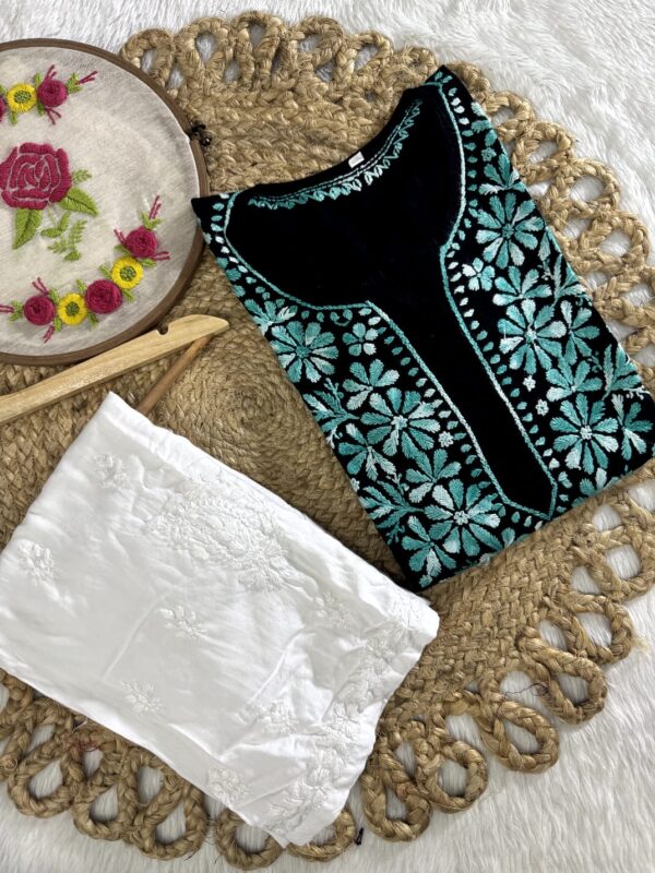 FARAH Chikankari Rayon Kurta