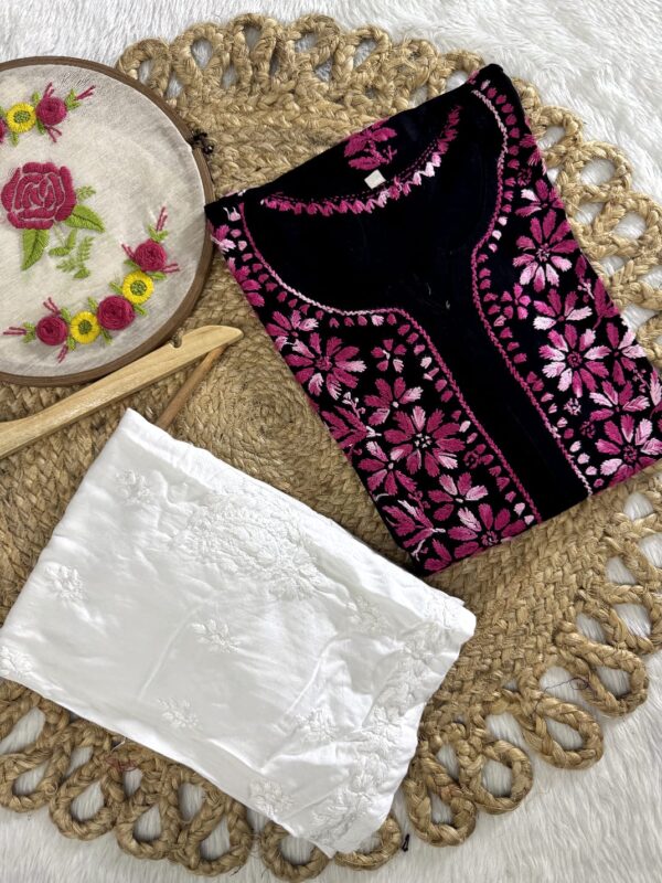 FARAH Chikankari Rayon Kurta