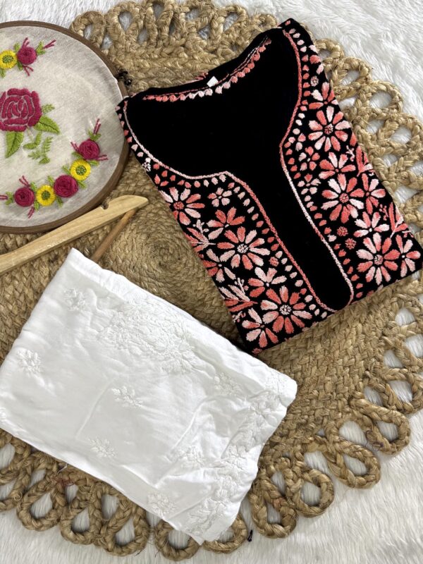 FARAH Chikankari Rayon Kurta