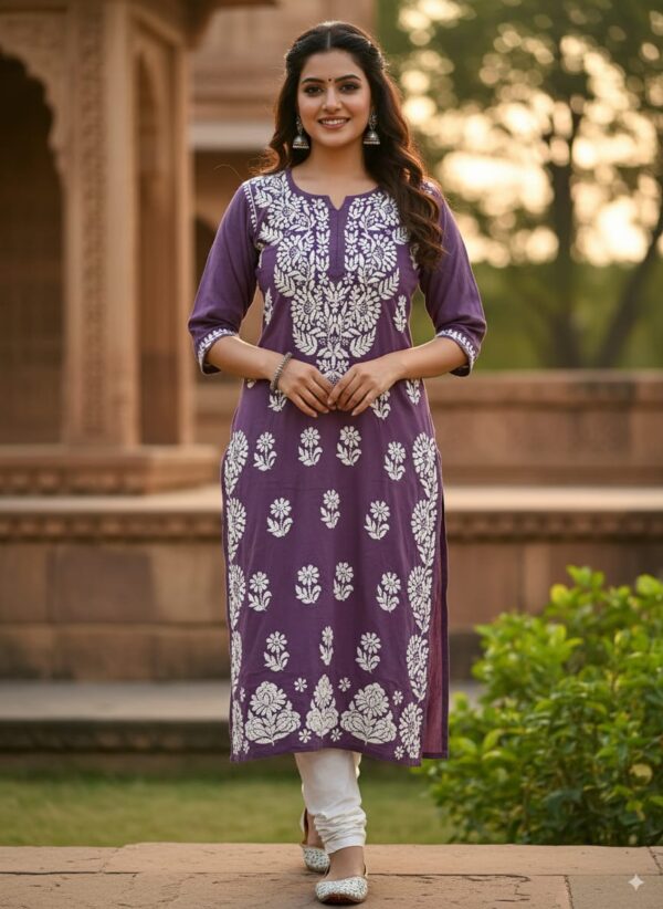 PREMIUM Modal Chikankari Kurta