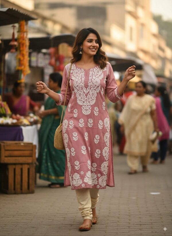 PREMIUM Modal Chikankari Kurta