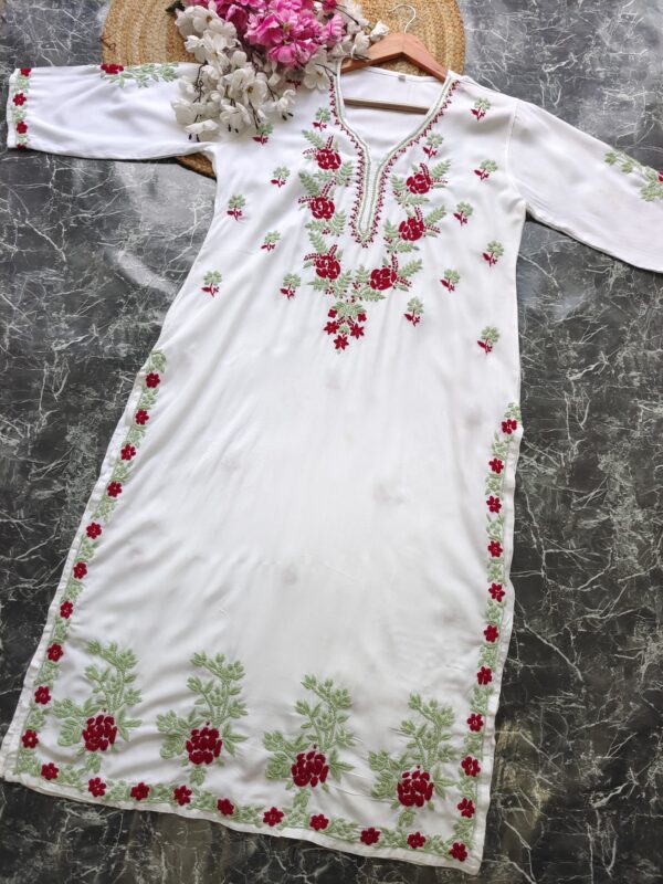 PREMIUM Rayon Chikankari Designer Kurta