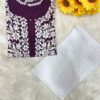 HUSNA Rayon Chikankari Kurta