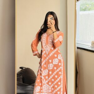 MAYRA Premium Rayon Chikankari Kurta Set