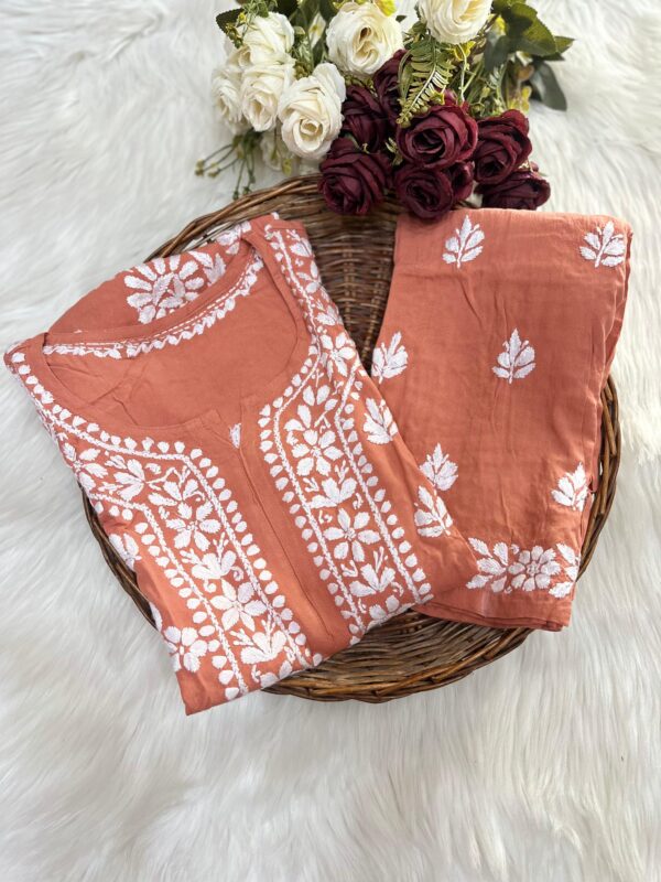 MAYRA Premium Rayon Chikankari Kurta Set