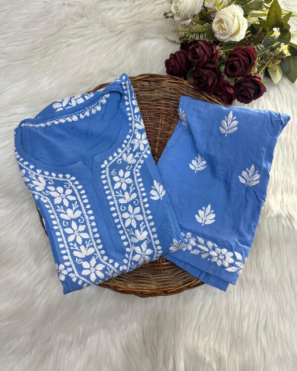 MAYRA Premium Rayon Chikankari Kurta Set