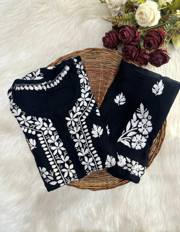 MAYRA Premium Rayon Chikankari Kurta Set