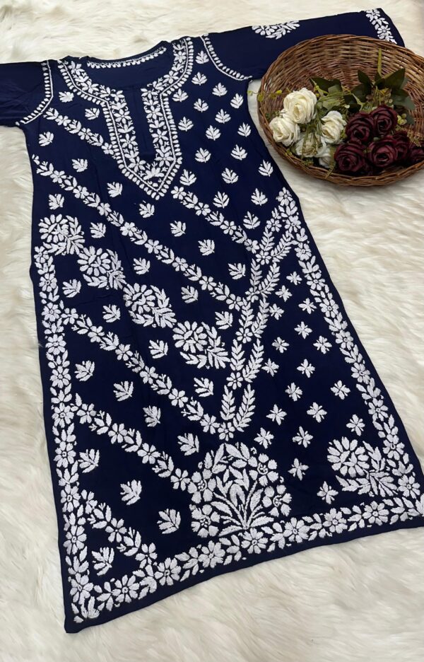 MAYRA Premium Rayon Chikankari Kurta Set