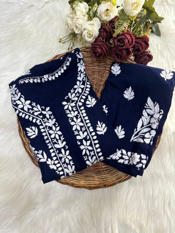 MAYRA Premium Rayon Chikankari Kurta Set