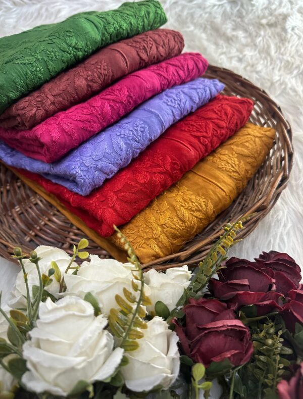 DANIYA Rayon Chikankari Kurta