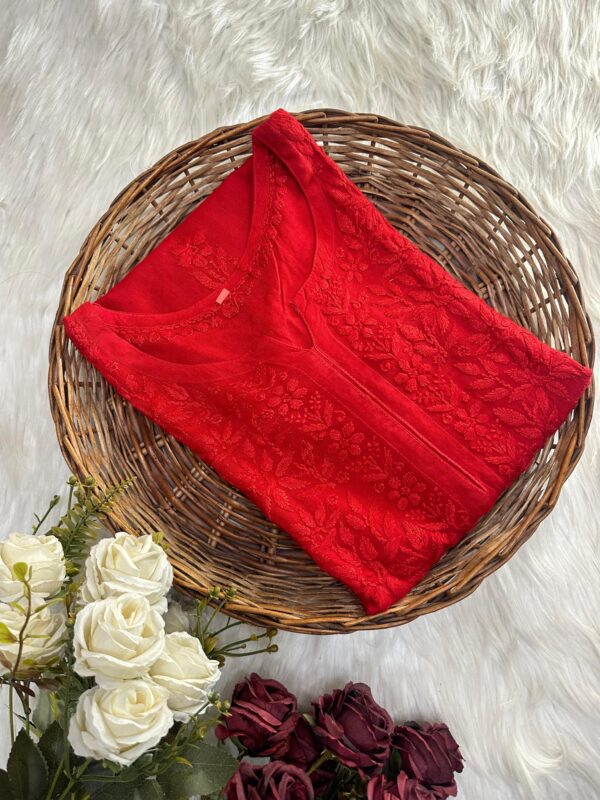 DANIYA Rayon Chikankari Kurta