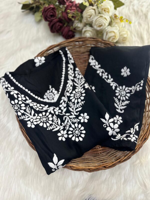PREMIUM Rayon Chikankari Kurta Set