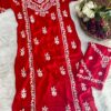 PREMIUM Rayon Chikankari Kurta Set