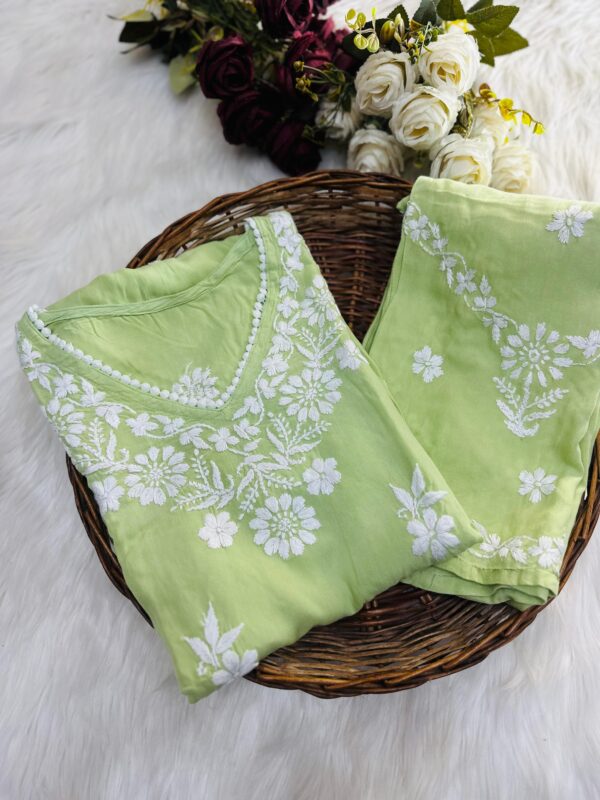 PREMIUM Rayon Chikankari Kurta Set