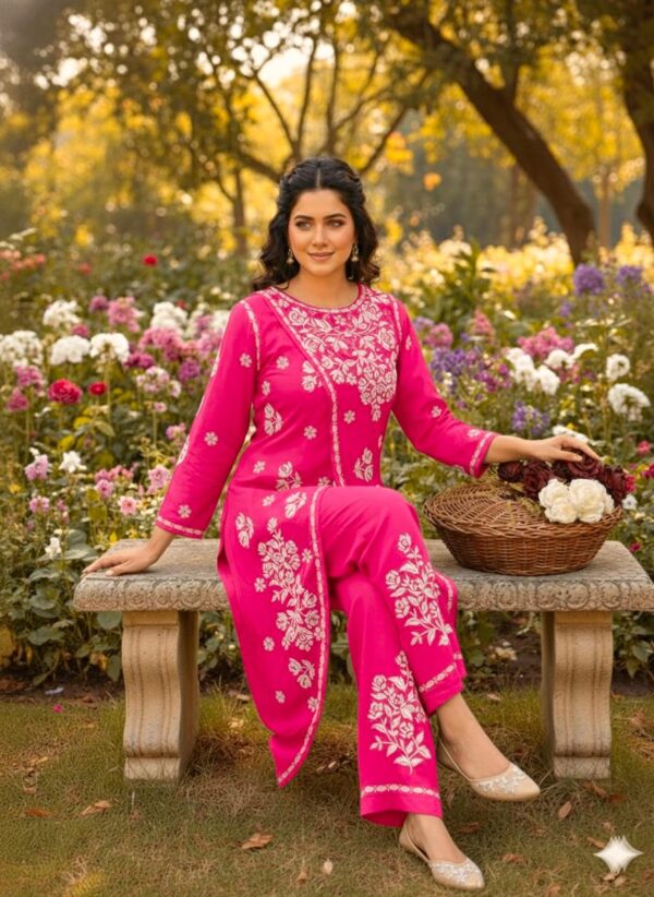 PREMIUM Rayon Front open Kurta and Pant Set