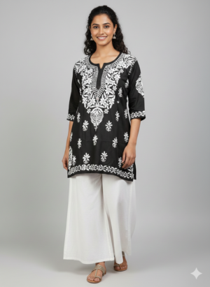 MODAL Chikankari Short Kurta