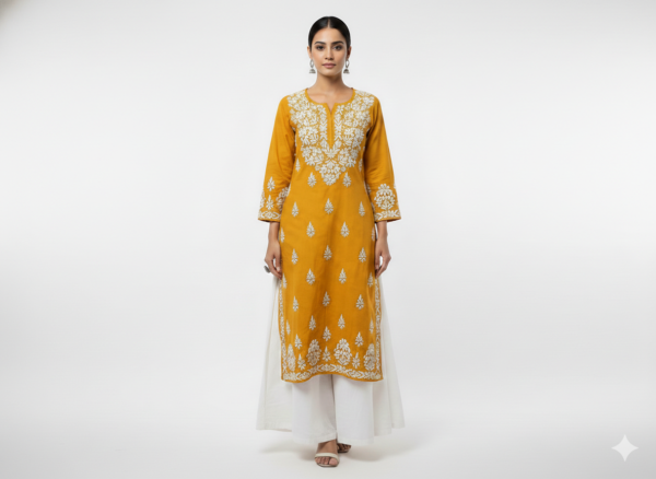 SOHA Rayon Chikankari Kurta
