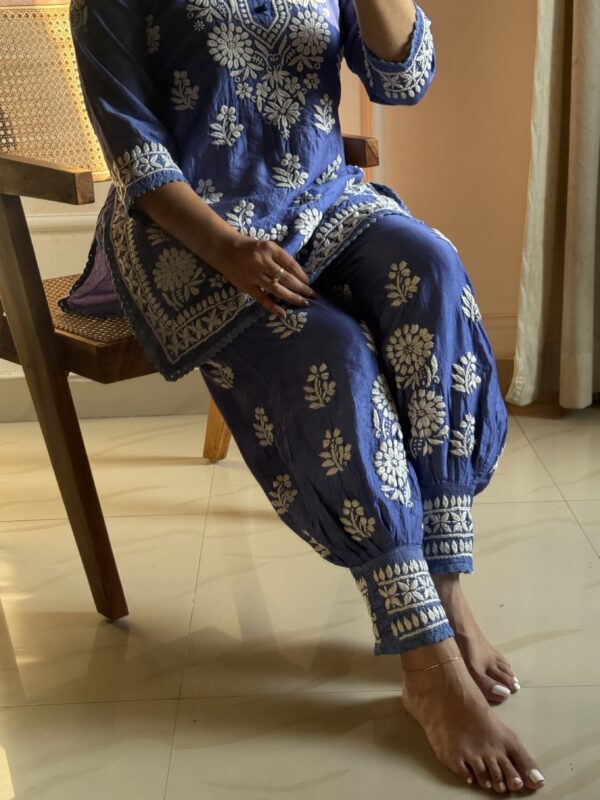 CHANDERI CHIKANKARI C0-ORD SET