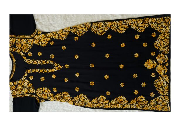 RAYON Chikankari Long Kurta