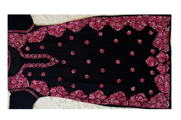 RAYON Chikankari Long Kurta