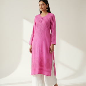 RUHANA Dobby Cotton Chikanakri Kurta