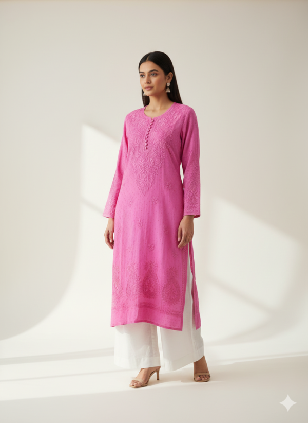 RUHANA Dobby Cotton Chikanakri Kurta