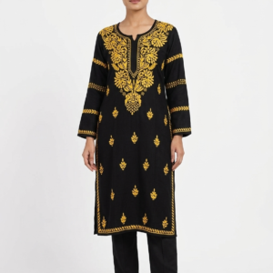 RAYON Chikankari Long Kurta