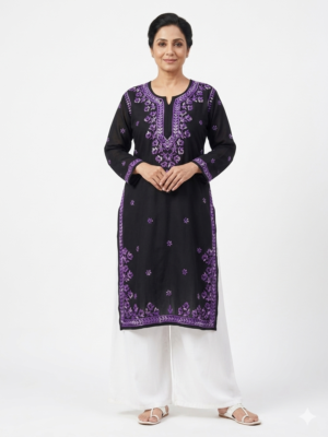 Rayon Colour Thread CHikankari Kurta