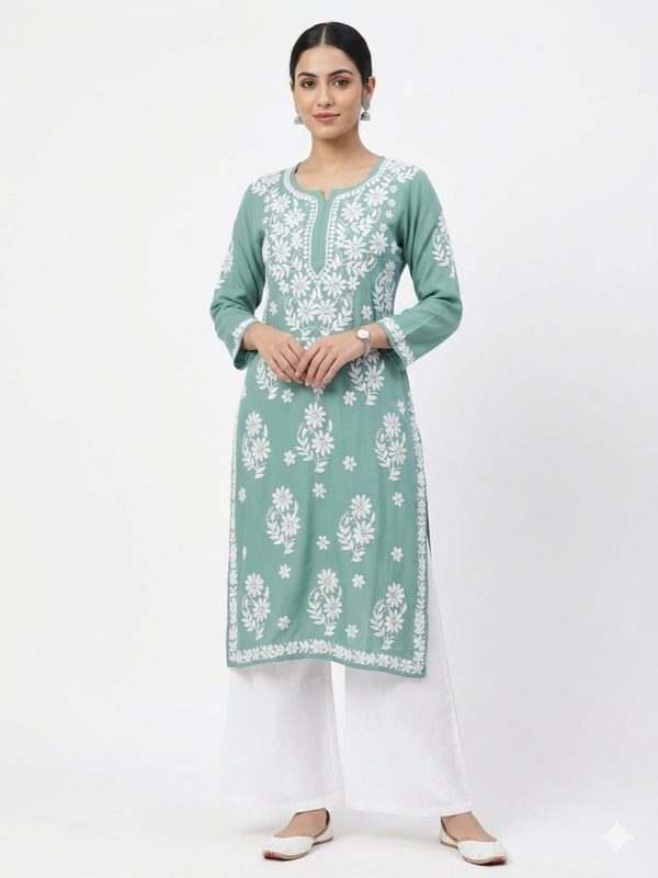 Premium Modal Chikankari Kurta